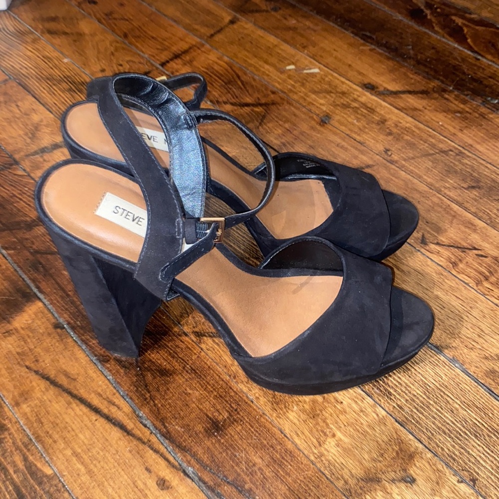 Chunky Black Heels